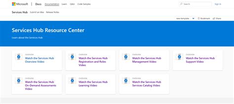 microsoft services hub.